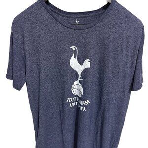 Tottenham Hotspur F.C. Football Soccer Blue Short Sleeve T-Shirt Size XXL